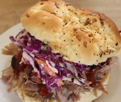 Pulled Pork Sandwich with Jeff's Rub and Sauce